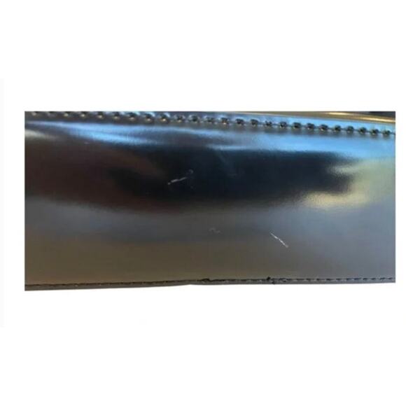 J.Crew Black Edie Italian Leather Crossbody Bag Black New! - Picture 6 of 7